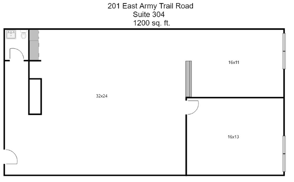 More Photos Of 201 E Army Trail Rd, Bloomingdale Medical For Lease
