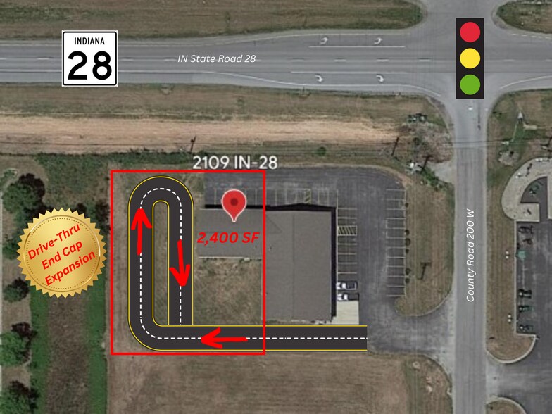 More Photos Of 2101 W State Road 28, Frankfort Freestanding For Lease