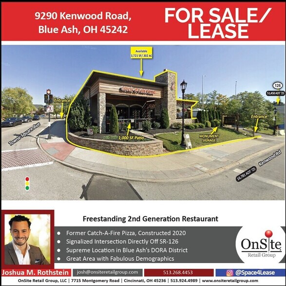 Primary Photo Of 9290 Kenwood Rd, Blue Ash Restaurant For Sale