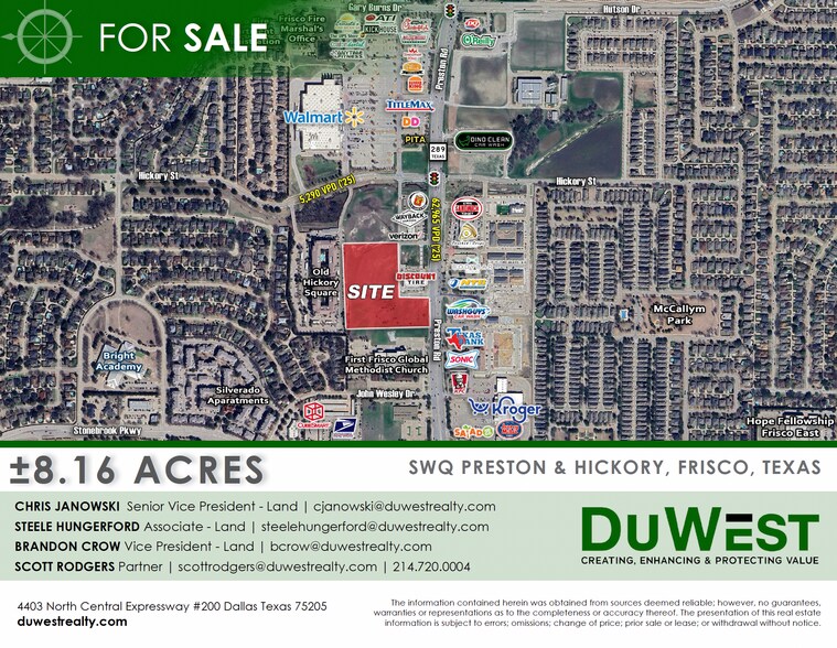 Primary Photo Of 7659 Preston Rd, Frisco Land For Sale