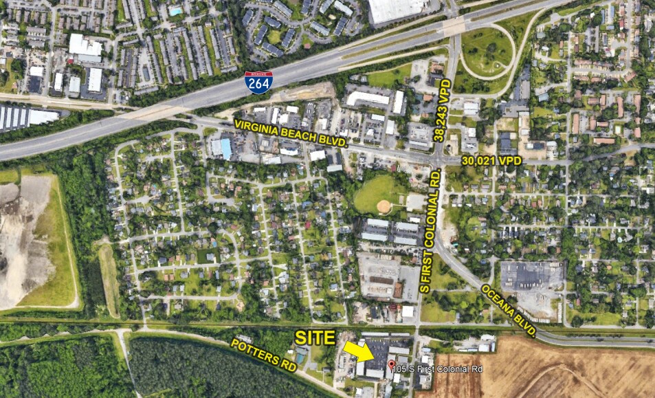 More Photos Of 105 S First Colonial Rd, Virginia Beach Flex For Lease