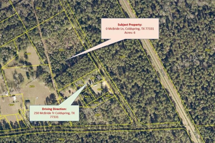 Primary Photo Of 150 McBride trl, Coldspring Land For Sale