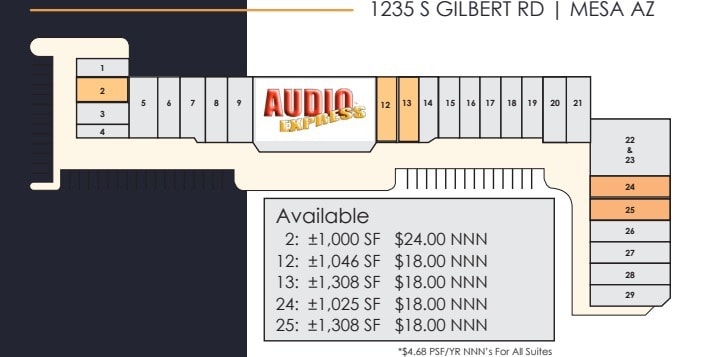 More Photos Of S Gilbert Rd @ E Southern Ave, Mesa Unknown For Lease