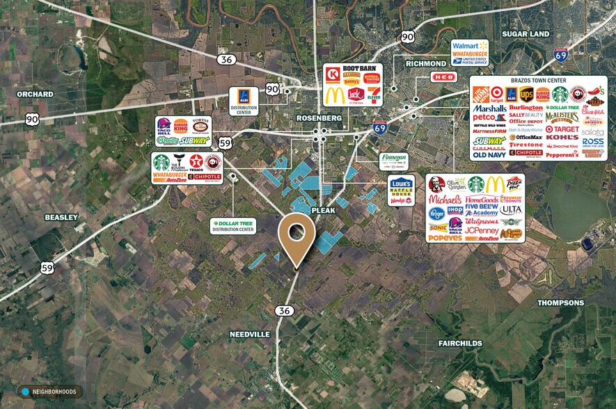 Primary Photo Of 9210 Highway 36, Needville Showroom For Sale