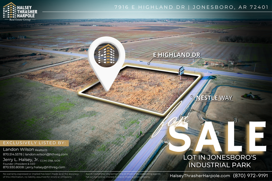 Primary Photo Of Hwy 18 & Nestle Way, Jonesboro Land For Sale