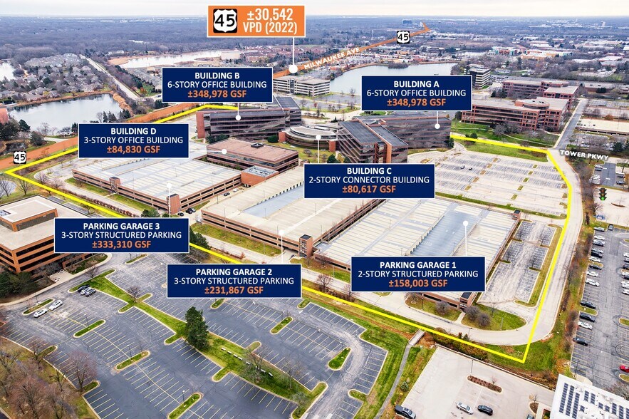 More Photos Of 4 Overlook Pt, Lincolnshire Office For Sale