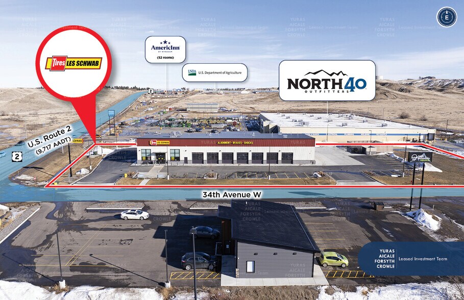 More Photos Of 103 34th Ave W, Havre Auto Repair For Sale