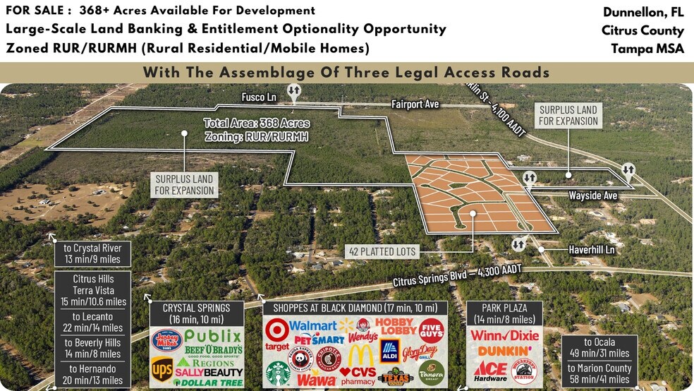 Primary Photo Of 7759 Freemantle Way, Dunnellon Land For Sale