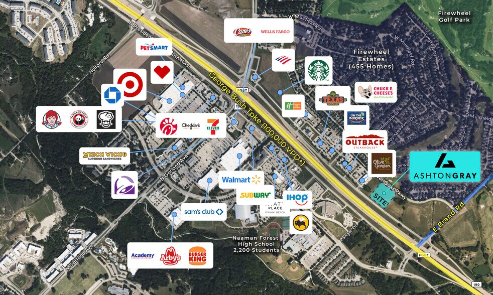More Photos Of President George Bush Hwy, Garland General Retail For Lease
