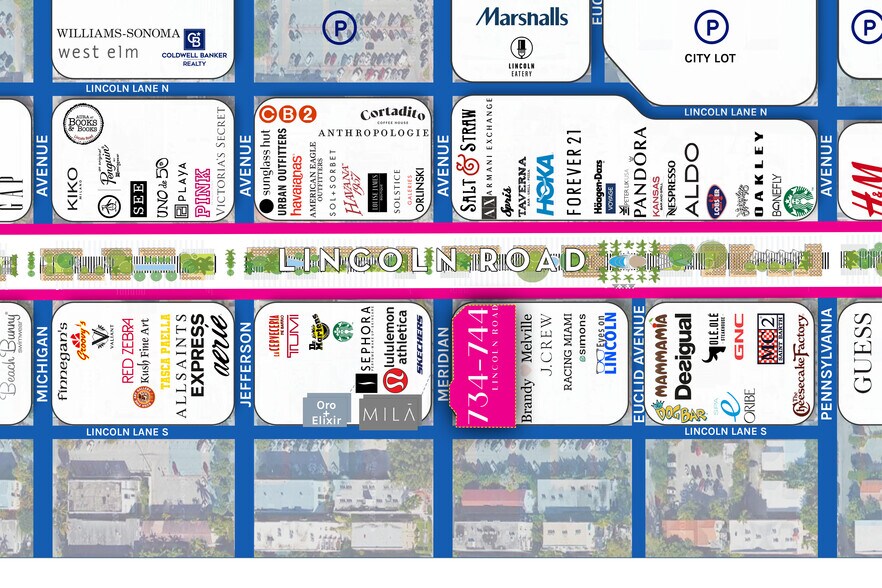 More Photos Of 734-744 Lincoln Rd, Miami Beach Storefront For Lease