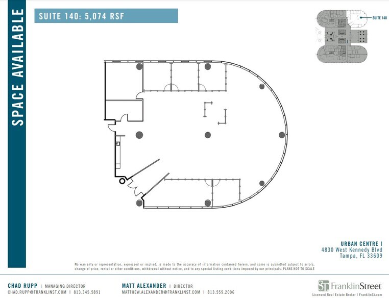 More Photos Of 4830 W Kennedy Blvd, Tampa Unknown For Lease