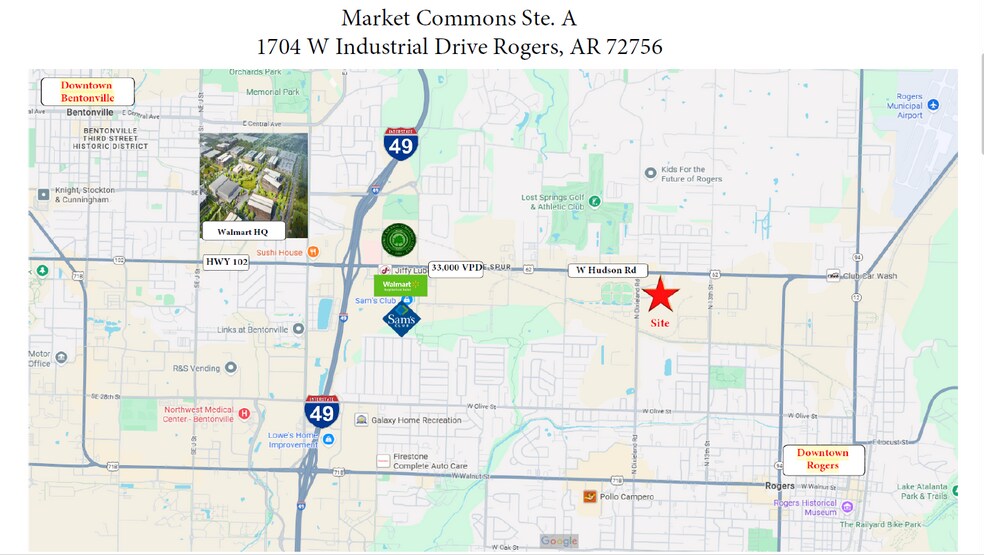 More Photos Of 1704 W Industrial Dr, Rogers Office For Sale