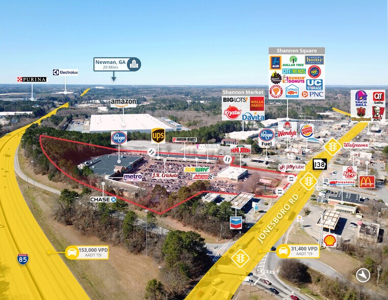 More Photos Of 4550 Jonesboro Rd, Union City Freestanding For Lease