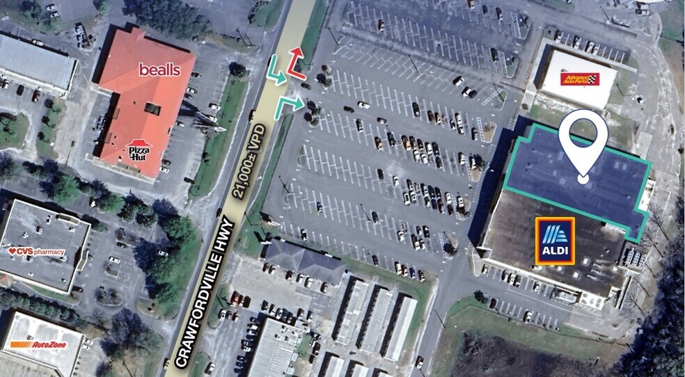 More Photos Of 2629 Crawfordville Hwy, Crawfordville Freestanding For Lease