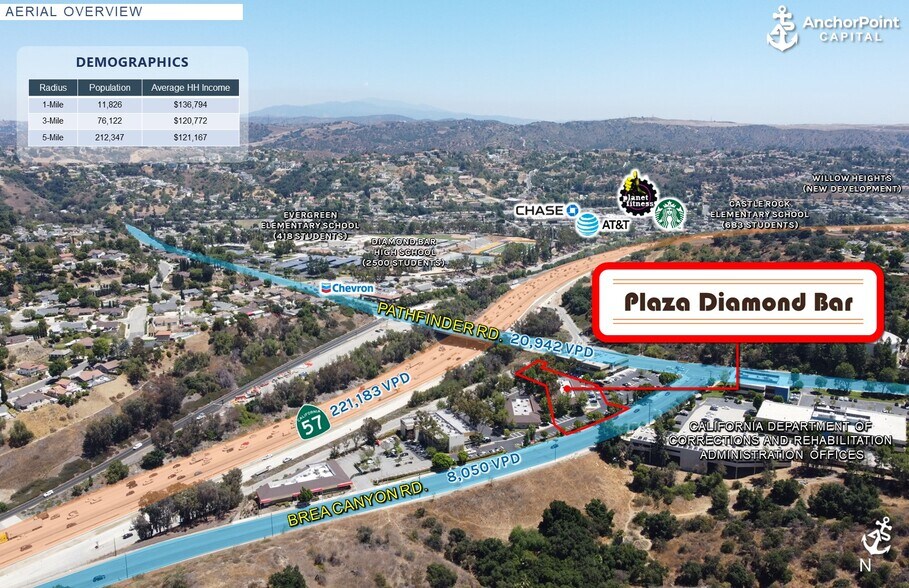 More Photos Of 2020 S Brea Canyon Rd, Diamond Bar Freestanding For Lease