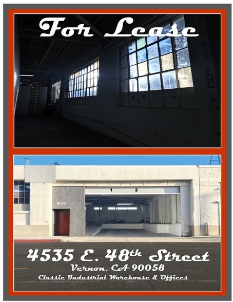 More Photos Of 4515-4561 E 48th St, Vernon Warehouse For Lease