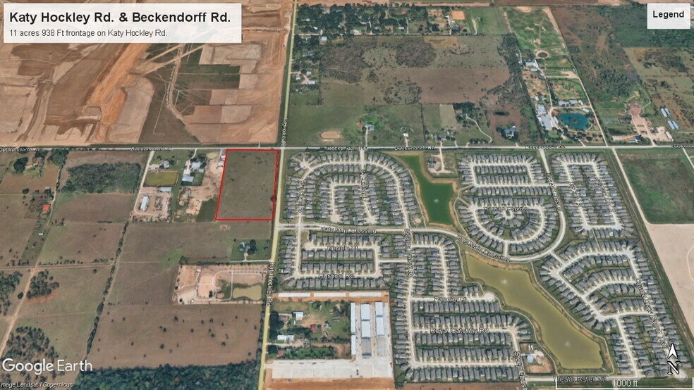 Primary Photo Of Katy Hockley Rd. @ Beckendorff Rd., Katy Land For Sale