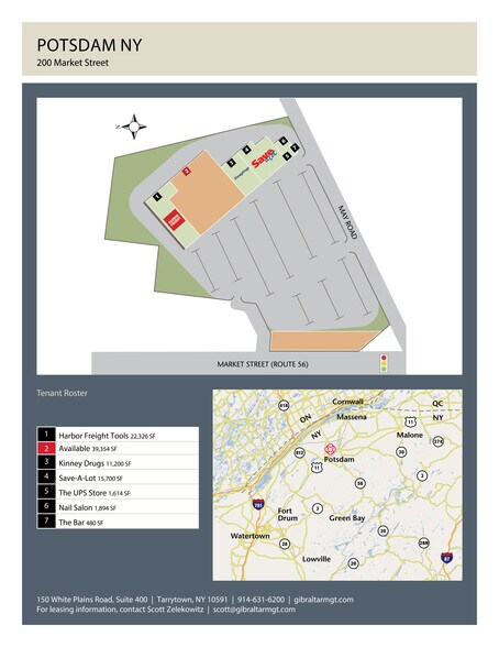 Primary Photo Of 200 Market St, Potsdam Unknown For Lease