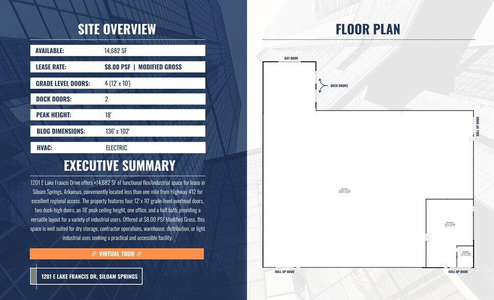 More Photos Of 1201 E Lake Francis Dr, Siloam Springs Warehouse For Lease