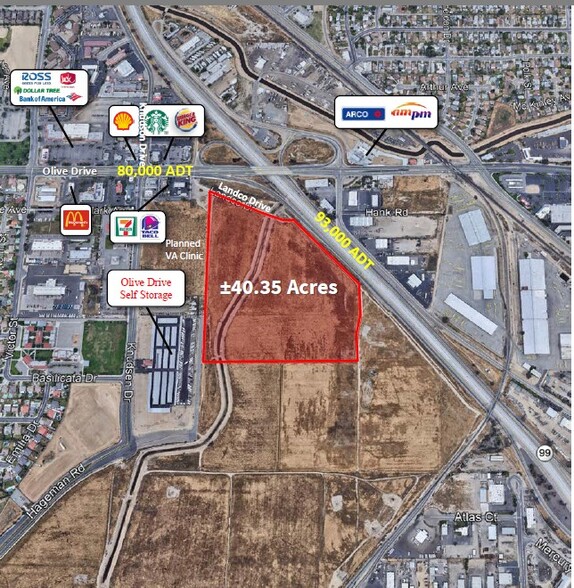 Primary Photo Of Landco Dr @ 99, Bakersfield Land For Sale