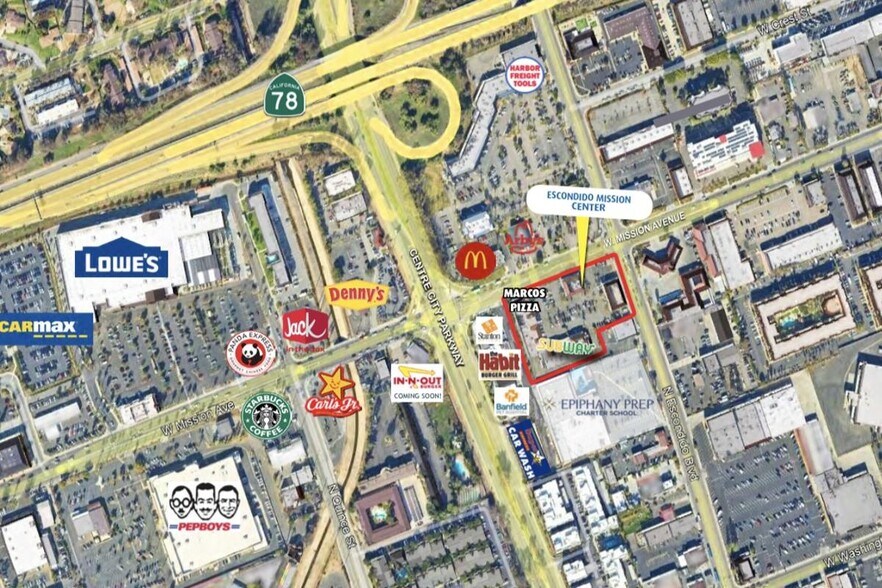 More Photos Of 309-357 W Mission Ave, Escondido Unknown For Lease