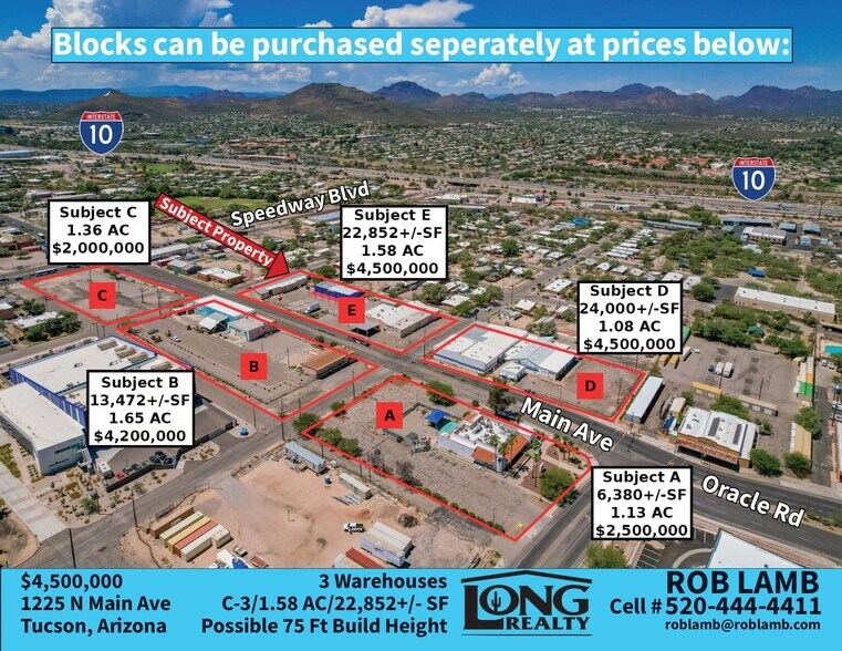 More Photos Of 1225 N Main Ave, Tucson Industrial For Sale