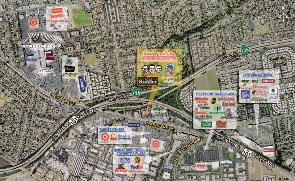 More Photos Of 4001-4017 E Main St, Ventura Restaurant For Lease