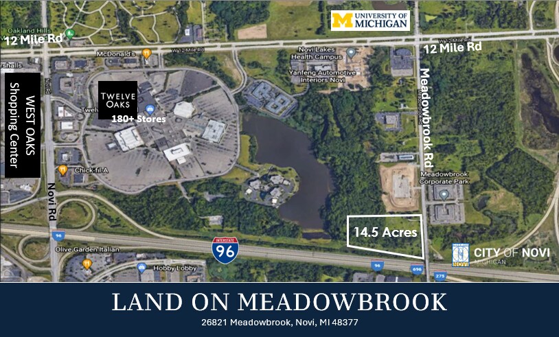 Primary Photo Of 26821 Meadowbrook Rd, Novi Land For Sale