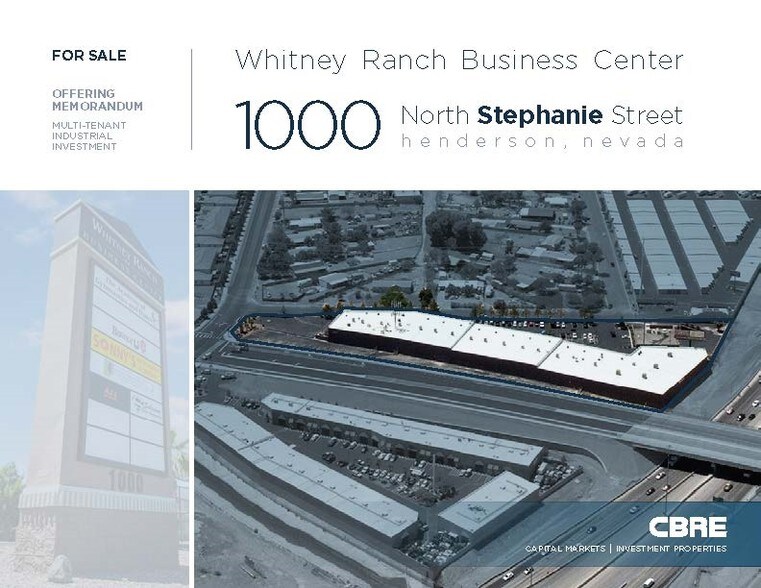 More Photos Of 1000 N Stephanie Pl, Henderson Warehouse For Lease