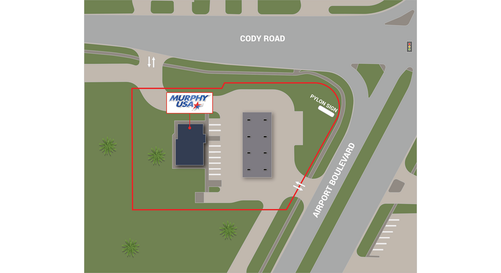 More Photos Of 7081 Airport Blvd, Mobile Freestanding For Sale