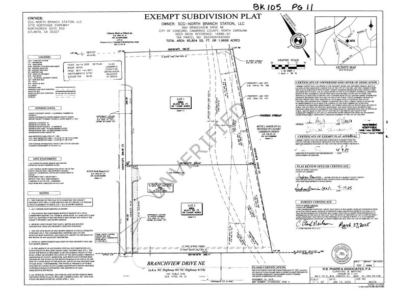 More Photos Of 960 Branchview Dr NE, Concord Land For Sale