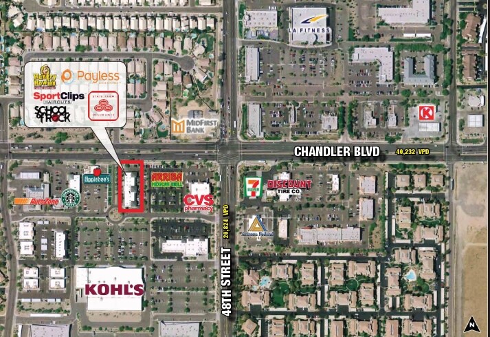 More Photos Of 4645 E Chandler Blvd, Phoenix General Retail For Lease