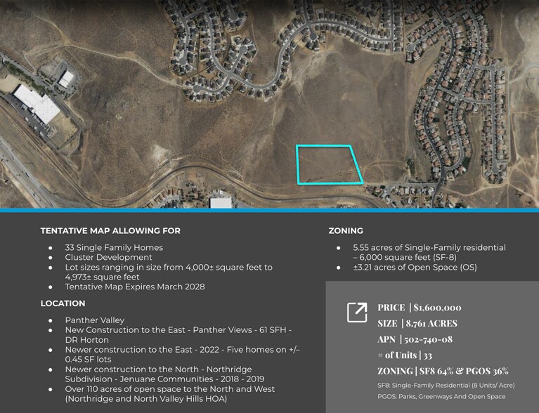 More Photos Of 0 Spearhead Way, Reno Land For Sale