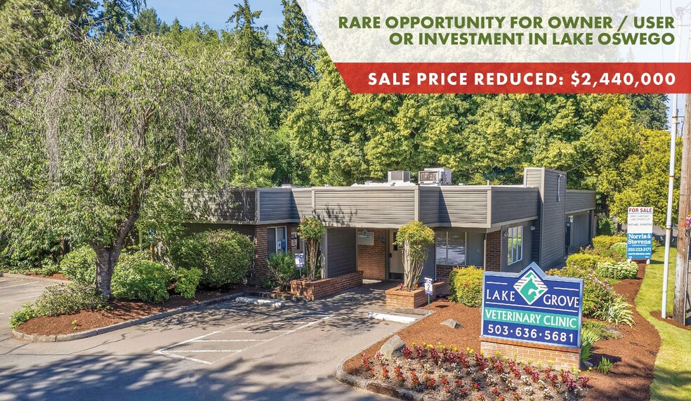 Primary Photo Of 17131 SW Boones Ferry Rd, Lake Oswego Veterinarian Kennel For Sale