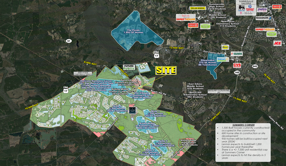 Primary Photo Of Beech Hill Rd, Summerville Land For Lease