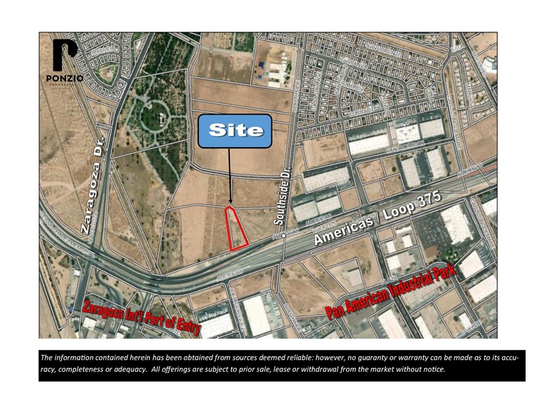 Primary Photo Of 615 S Americas Ave, El Paso Land For Sale