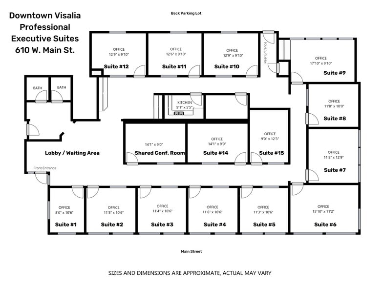 Primary Photo Of 610 W Main St, Visalia Office For Lease