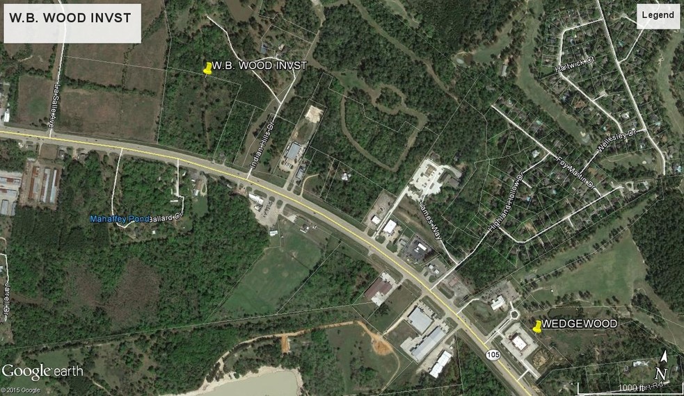 Primary Photo Of Highway 105 & Indian Hill Dr, Conroe Land For Sale