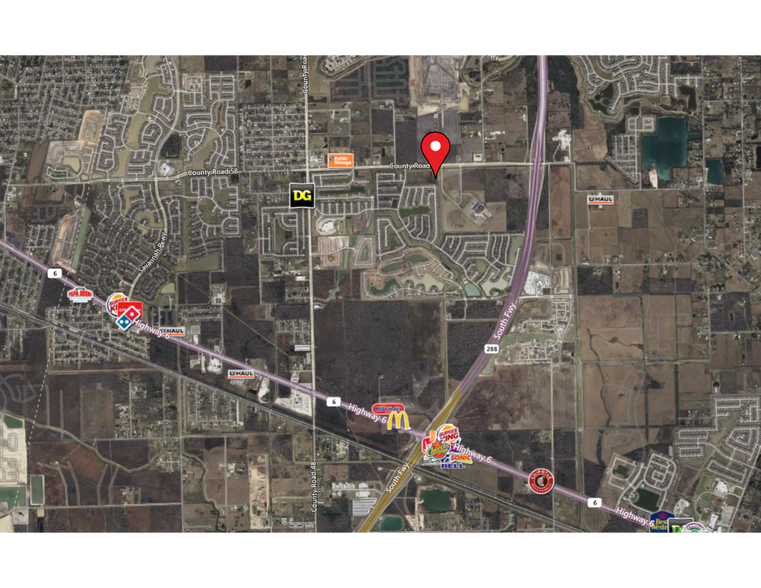 More Photos Of 3404 County Road 58, Manvel Land For Sale