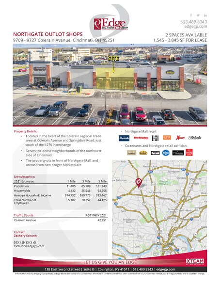 More Photos Of 9709-9727 Colerain Ave, Cincinnati Storefront For Lease