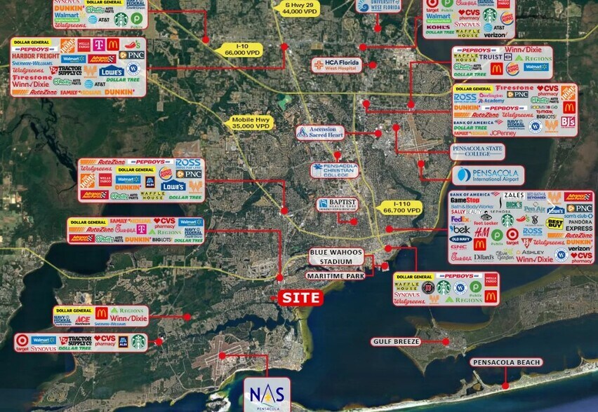 More Photos Of 551 Gulf Beach Hwy, Pensacola Land For Sale