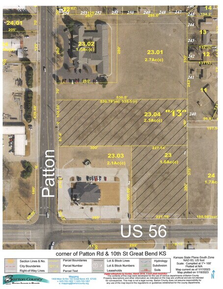 Primary Photo Of 10th & Patton Rd, Great Bend Land For Sale