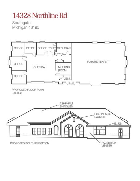 More Photos Of 14328 Northline Rd, Southgate Storefront Retail Office For Sale