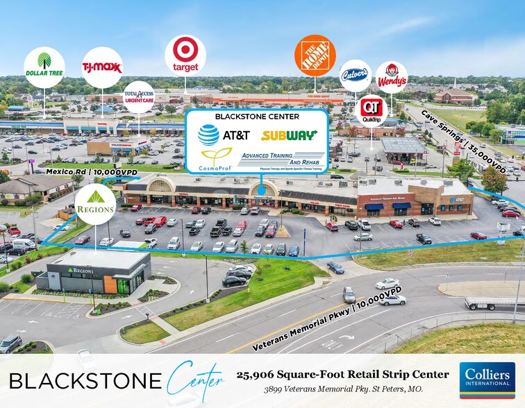 More Photos Of 3899 Veterans Memorial Pky, Saint Peters General Retail For Lease