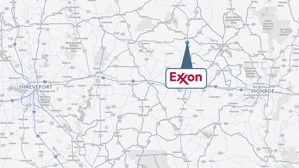 More Photos Of 1099 Highway 167, Bernice Convenience Store For Lease