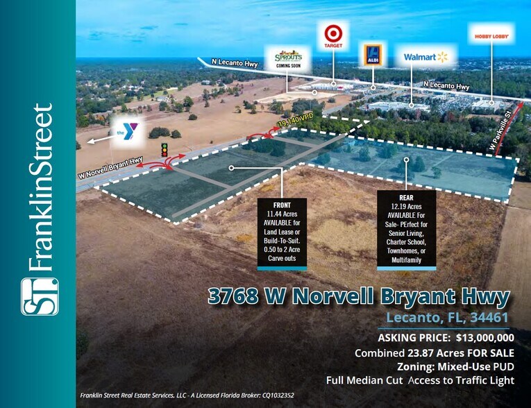 Primary Photo Of 3768 W Norvell Bryant Hwy, Lecanto Land For Sale