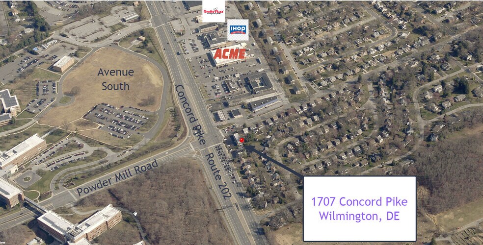 More Photos Of 1707 Concord Pike, Wilmington Storefront Retail Office For Sale
