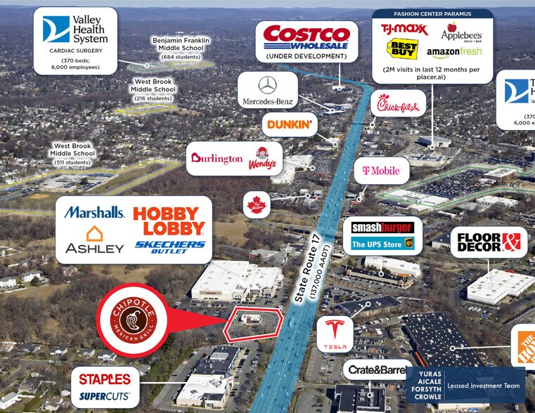 More Photos Of 545 N State Rt 17, Paramus Fast Food For Sale