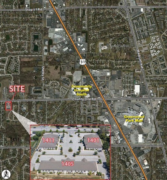 More Photos Of 1405 W County Line Rd, Greenwood Unknown For Lease