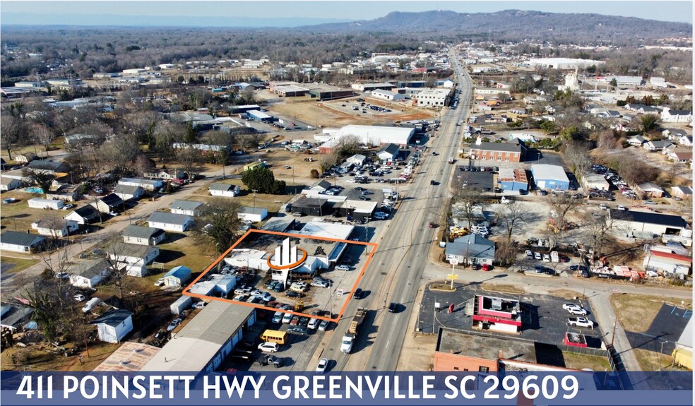 Primary Photo Of 411 Poinsett Hwy, Greenville Auto Repair For Sale